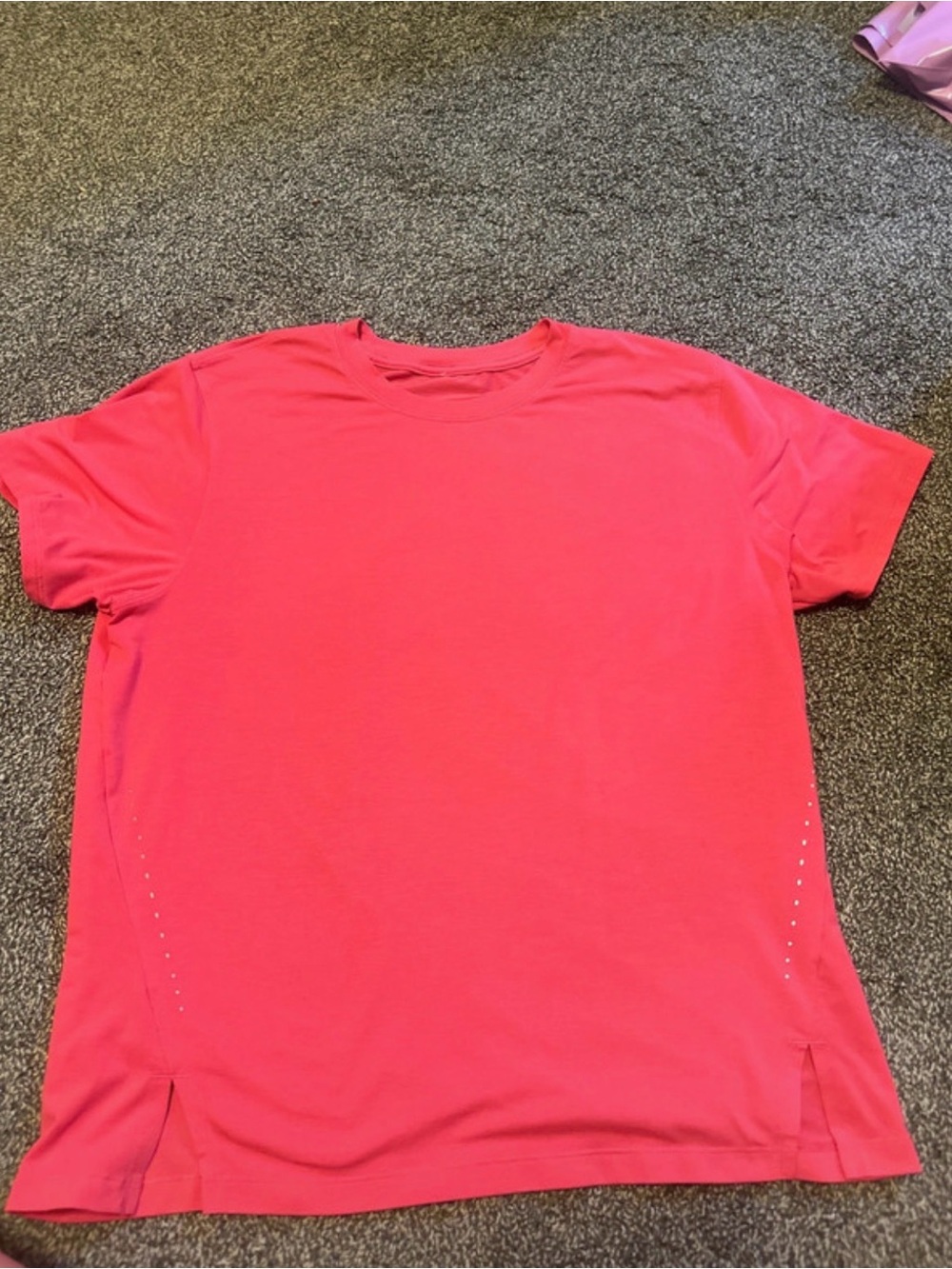 Women's Crew Neck Short-Sleeve T-Shirt - Pink